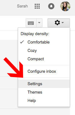 gmail undo button